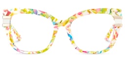 Kieran Rectangle Mottled Glasses1