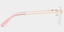 Jaxon Rose Gold Rectangle Glasses4
