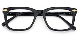 Brochelle Rectangle Black Glasses2