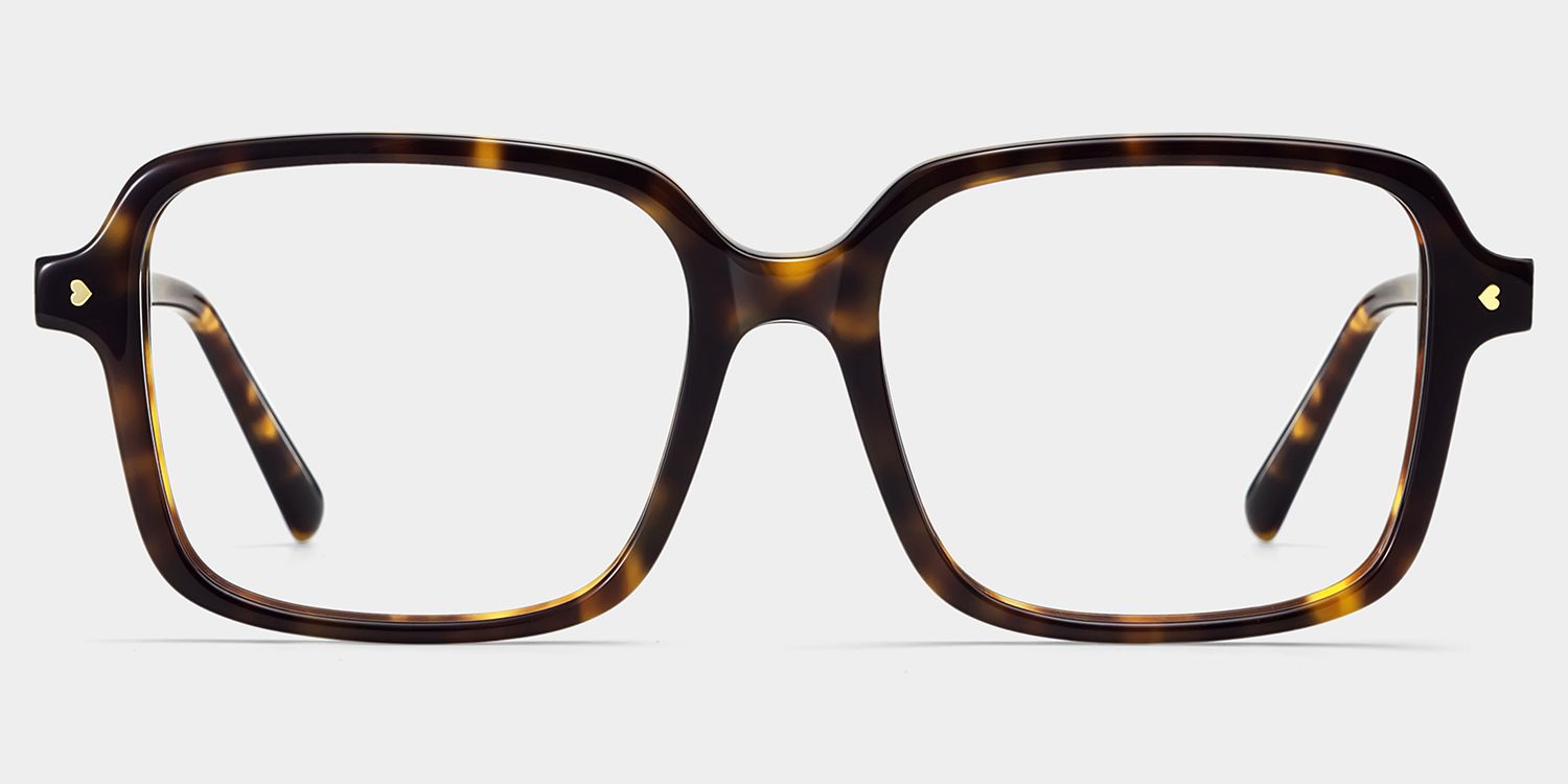 Talia Tortoise Frame Glasses with Square Frame Online | ZEELOOL