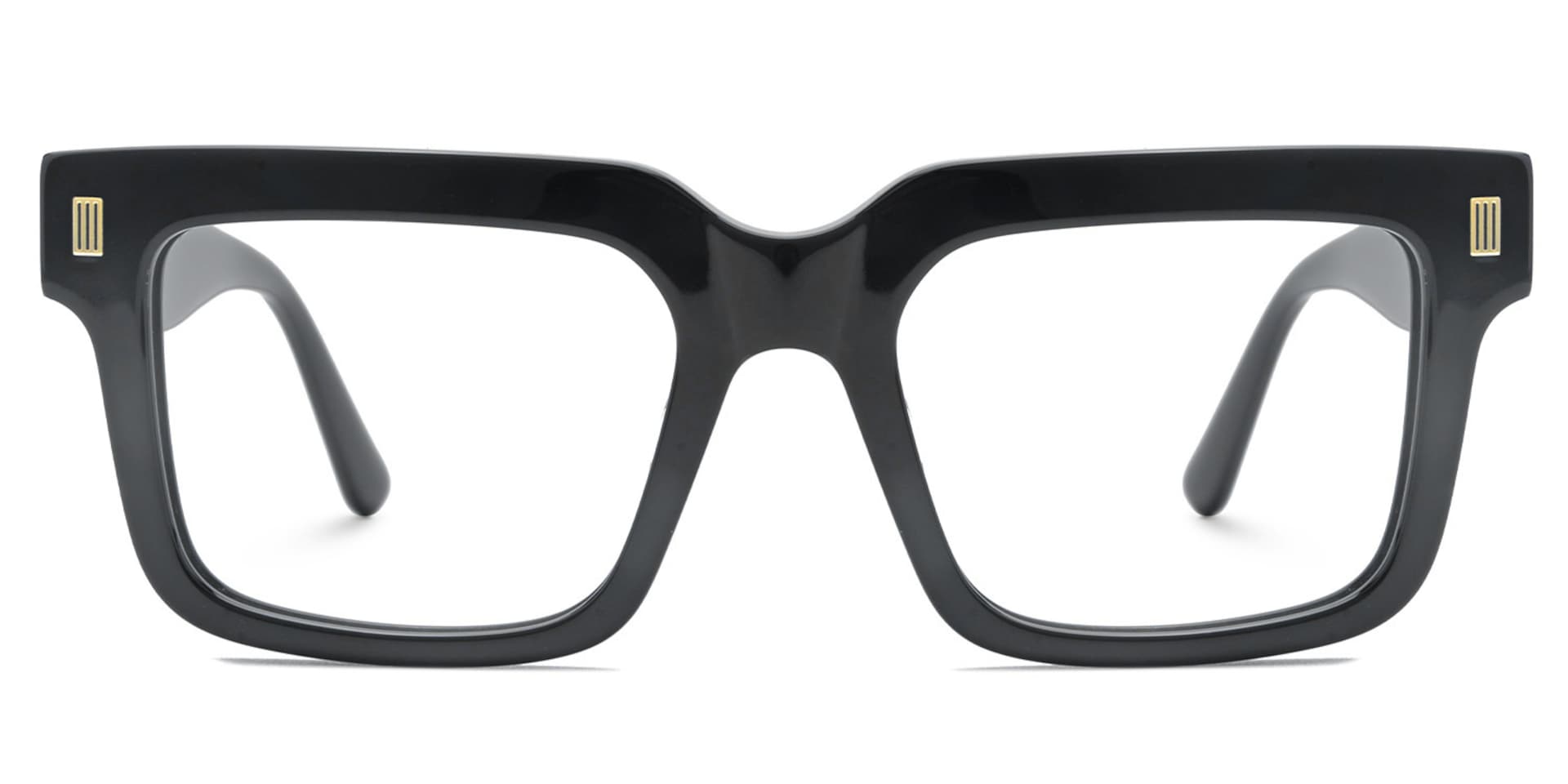 Thomason Rectangle Black Frame For Men | Zeelool1