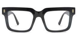 Thomason Rectangle Black Glasses1