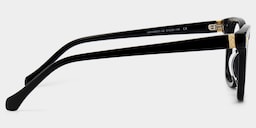 Heather Square Black Glasses4