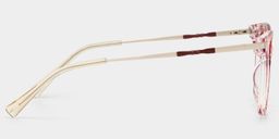 Jacqui Pink Tortoise Square Glasses4