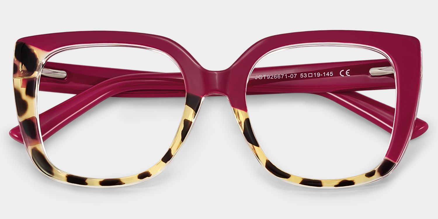 Square Carrero Two-Tone Eyeglasses and Glasses Frames2
