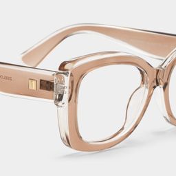 Rosie Clear Brown Butterfly Glasses4