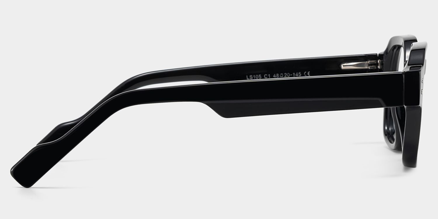 Joy Black Frame Glasses with Geometric Frame Online | ZEELOOL