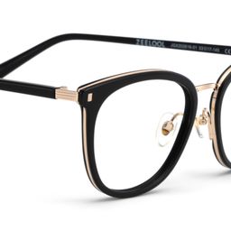 Caden Round Black Glasses8