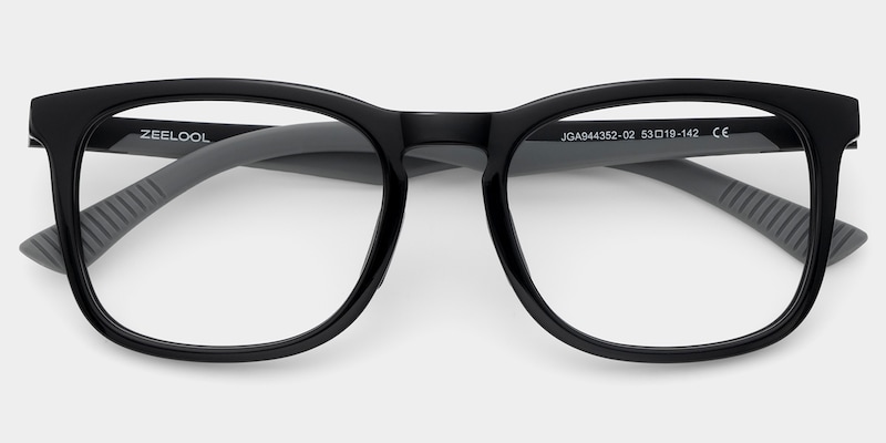 ZEELOOL Glide Square Blue Glasses