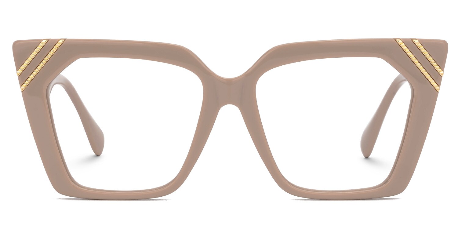 Darcillia Eyeglasses in Brown Cateye Design | Zeelool0