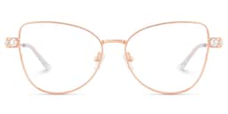 Gaga Cat eye Rose Gold Glasses0
