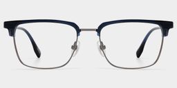 Audrey Browline Blue Glasses1