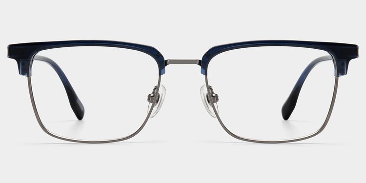 Audrey Browline Blue Glasses