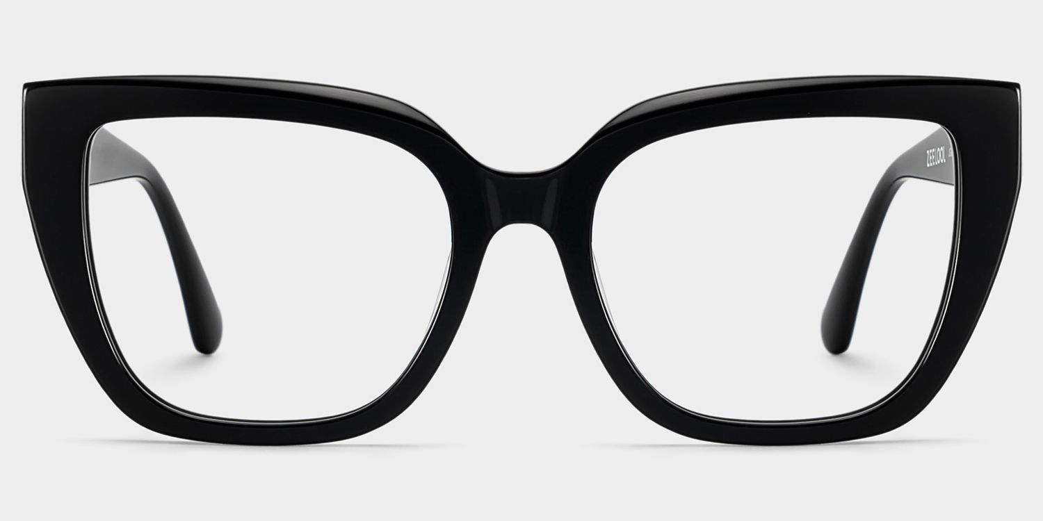 Square Frame Black Glasses on Sale1