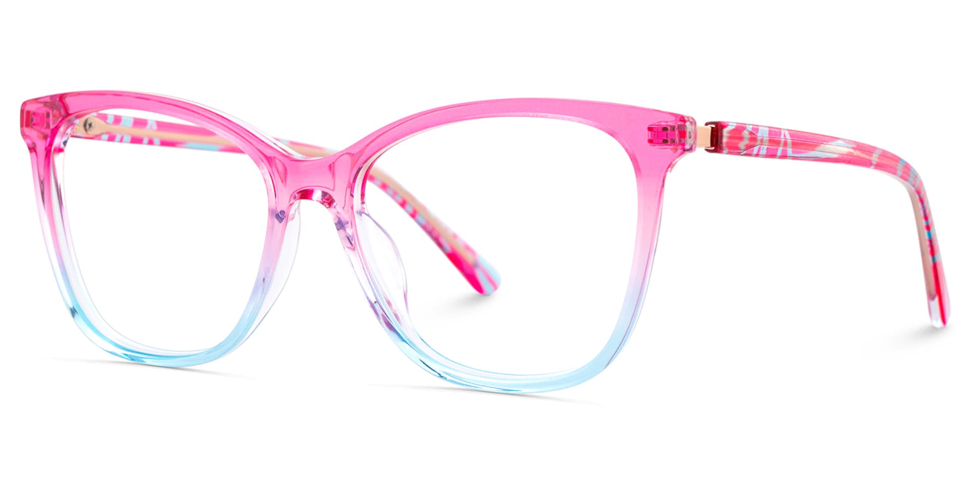 Gage Butterfly Pink Color Frame Glasses for Women | Zeelool3