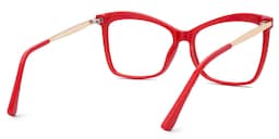 Isaebella Butterfly Red Glasses3