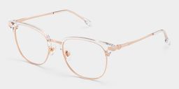 Naranjo Browline Clear Glasses3