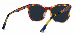 Libby Multicolor Geometric Sunglasses3