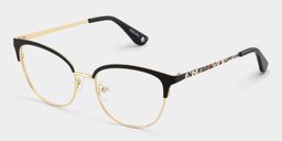 Lacey Browline Black Glasses5