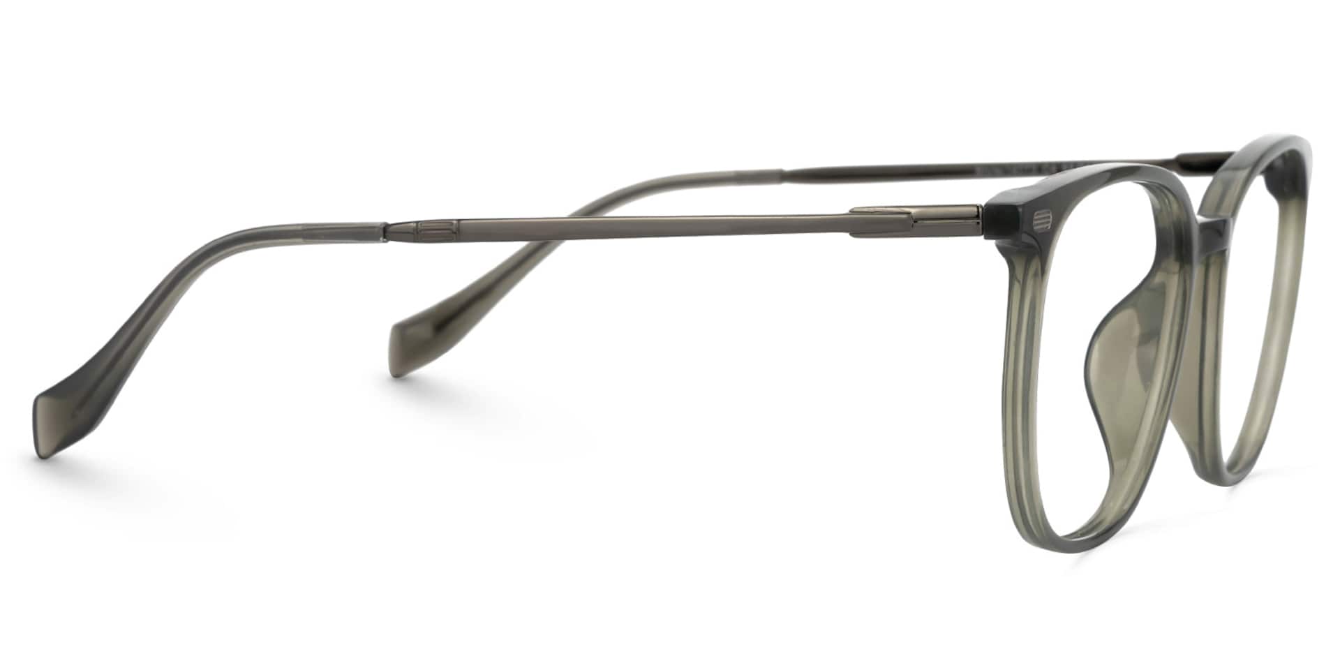 Square Valerye Green Frame Eyeglasses | Zeelool2