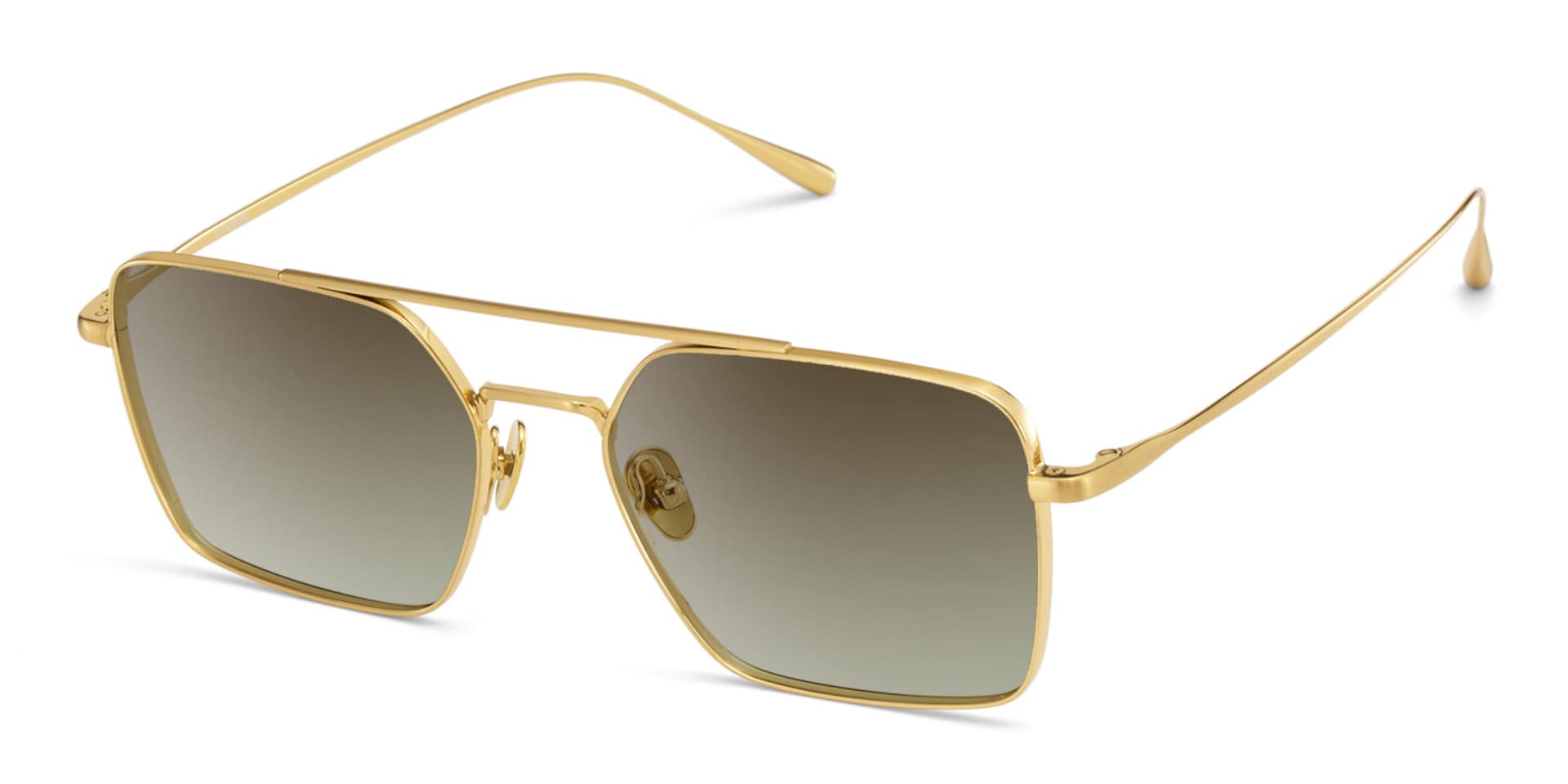 Jensen Eyeglasses in Aviator Gold Frame | Zeelool2