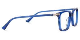 Goveo Rectangle Blue Glasses4