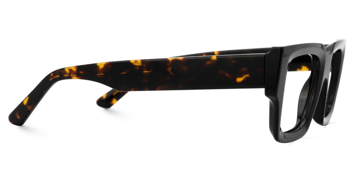 Tortoise TR90 Rectangle Eyeglasses- Garza2