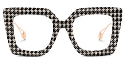 Latanya Square Two-Tone Glasses0