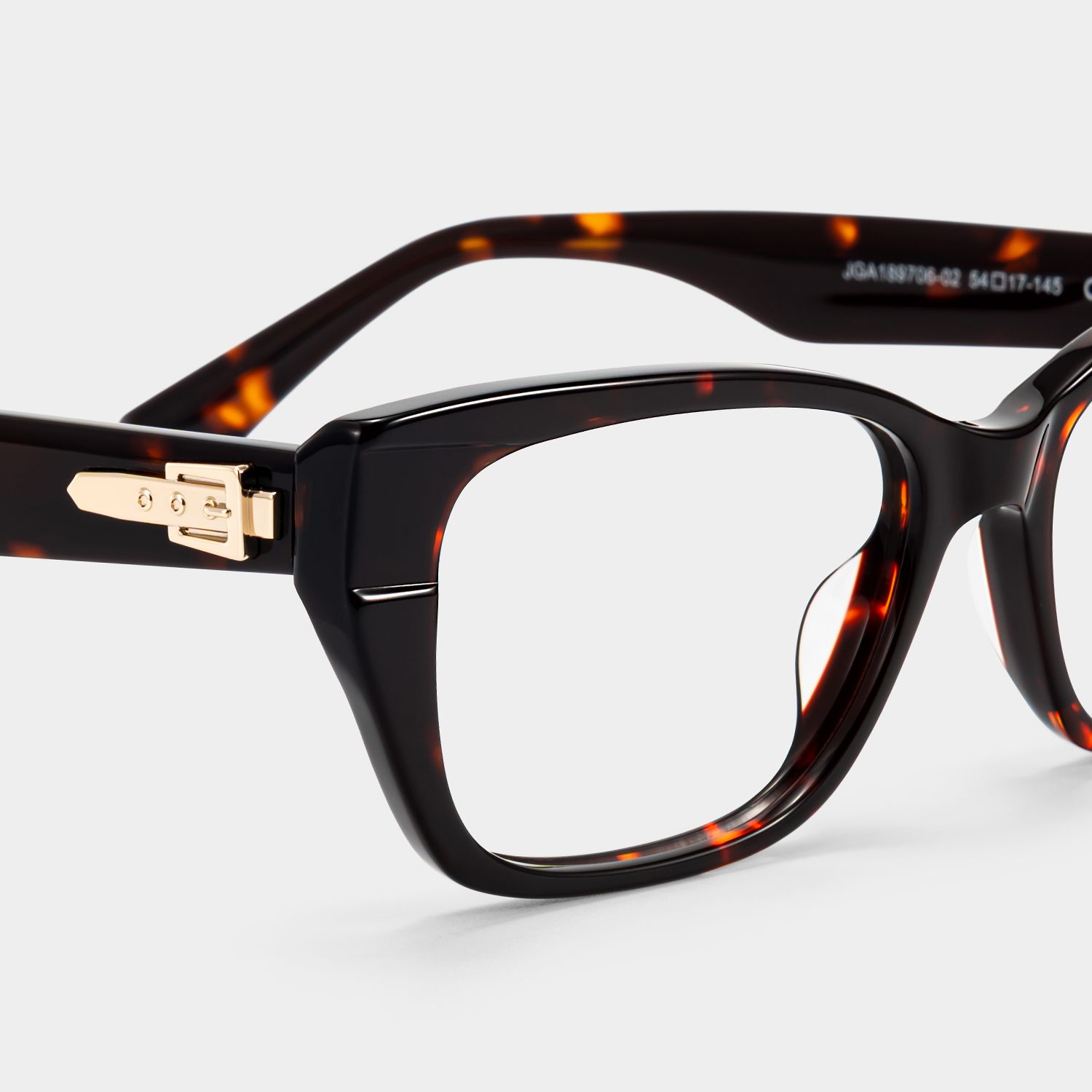 Bowie Tortoise Rectangle Glasses | ZEELOOL5