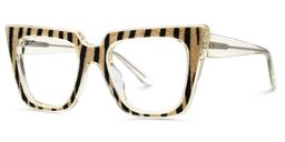 Gipson Cateye Tiger Print Glasses3