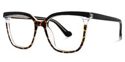 Tawana Square Black Glasses1
