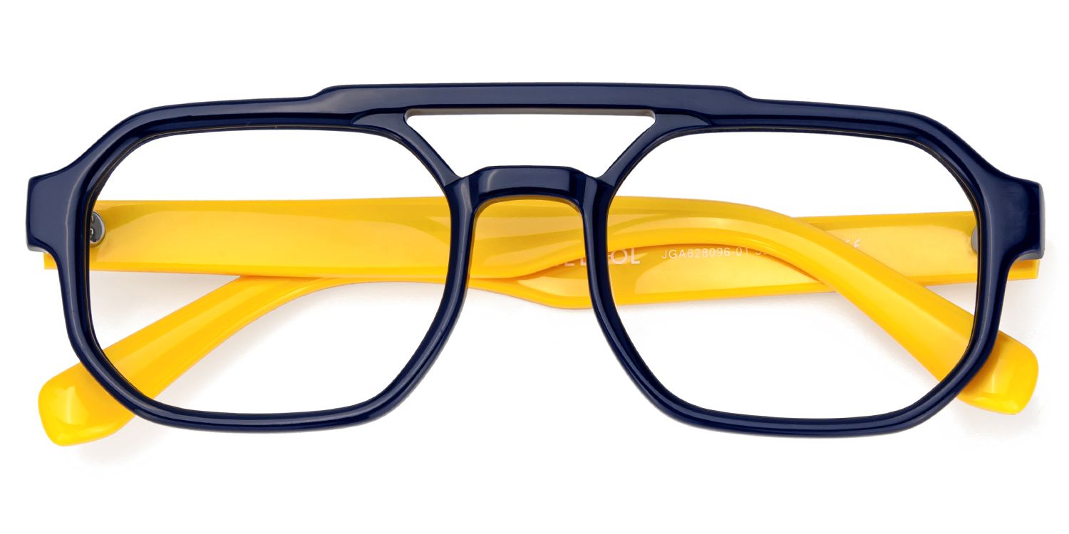 Aviator Salem Blue Color Frame Glasses | Zeelool1