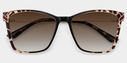 Tricee Square Tortoise Glasses1