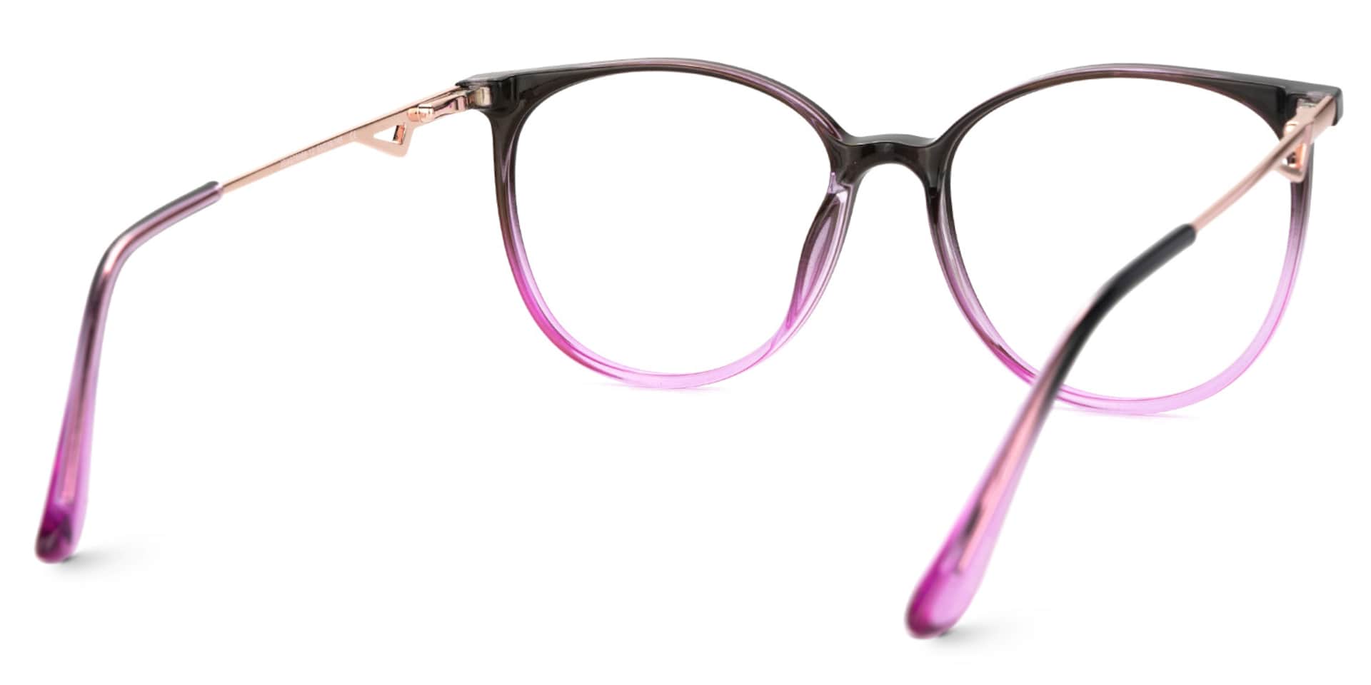 Round Black-Purple Chanty Glasses in thin Frame Style | ZEELOOL Canada3
