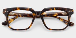 Michael Square Tortoise Glasses2