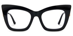 Cagle Cateye Black Glasses0