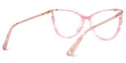 Yomary Cateye Pink-Floral Glasses3