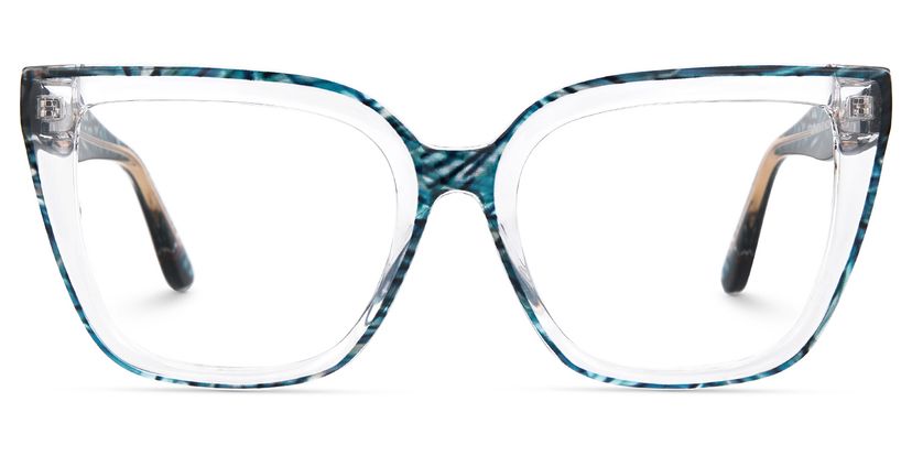 Mirta Square Green Glasses