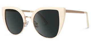 Brewer Cateye White Glasses1