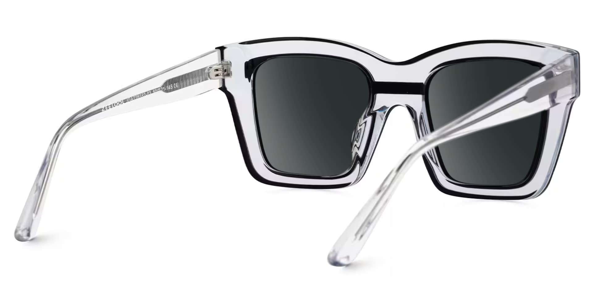 Legette Designer Eyeglasses in Square Black Frame3