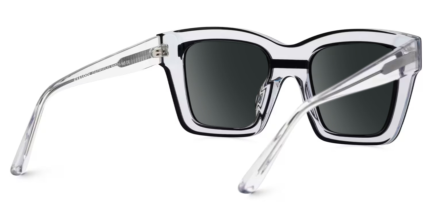 Legette Square Black Glasses3