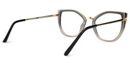 Tabrieah Cateye Gray-Black Glasses3