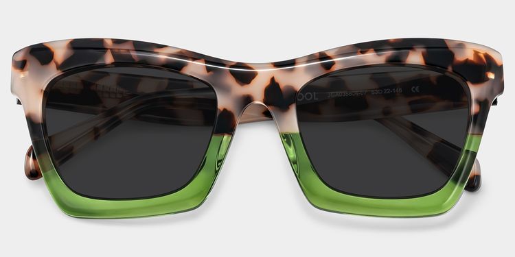 Benitez Two-Tone Square Sunglasses