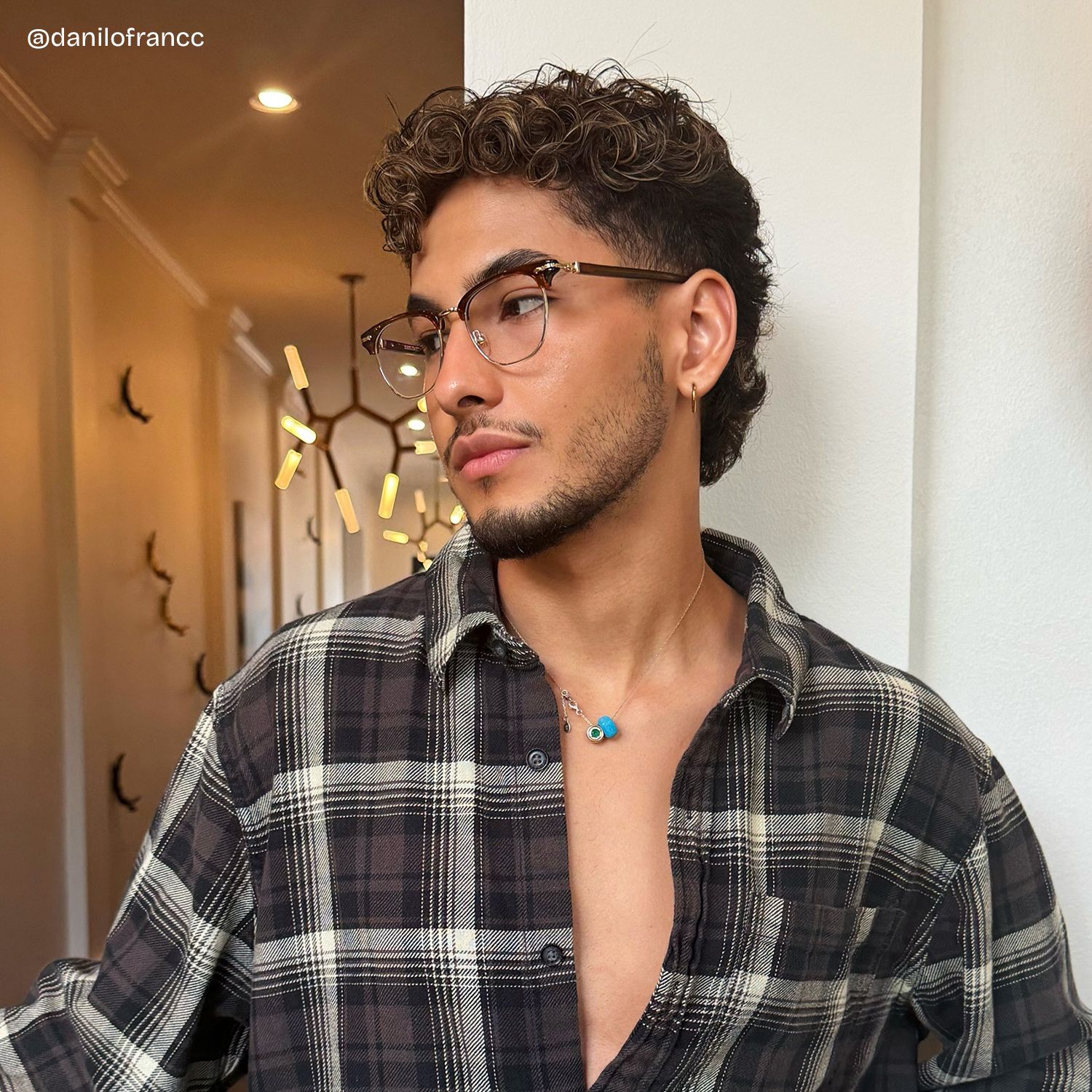 Capri Brown Browline Frame Glasses in Retro Style | ZEELOOL7