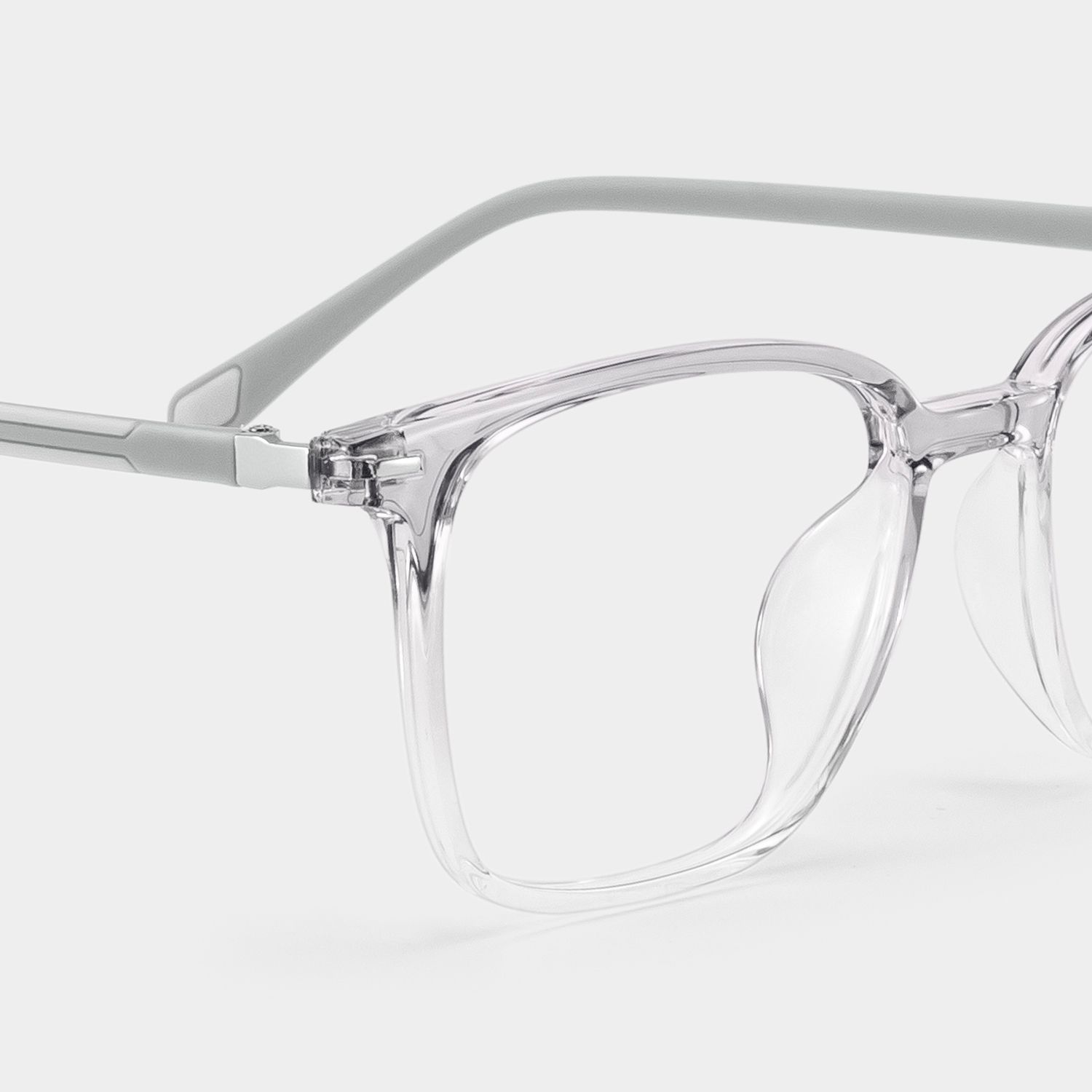 Charles Grey Square Frame Glasses for Women and Men | ZEELOOL
