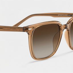 Eliza Light Brown Square Glasses4