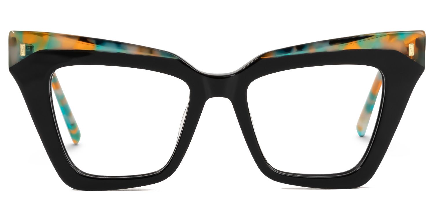 Laila Cateye Black Glasses