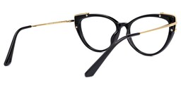 Arielle Cateye Black Glasses3