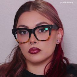 Tandy Rectangle Tortoise Glasses5