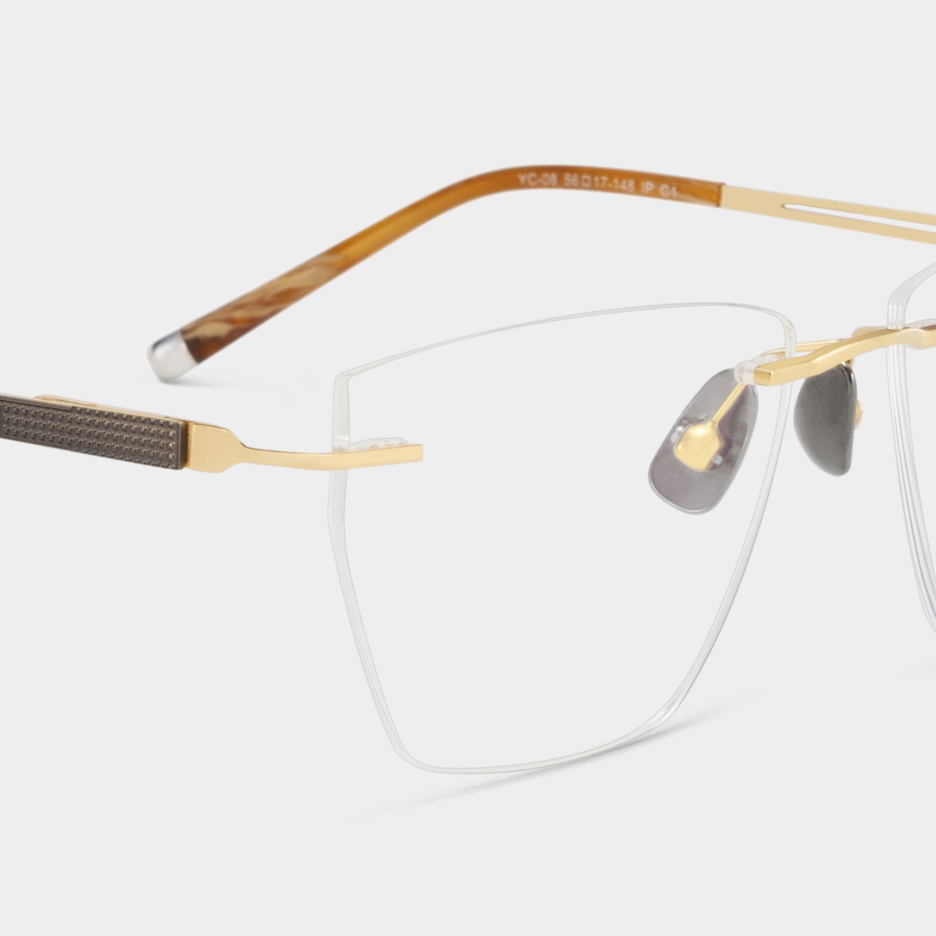 Ella Cat eye Gold Frame Eyeglasses for Woman| ZEELOOL8